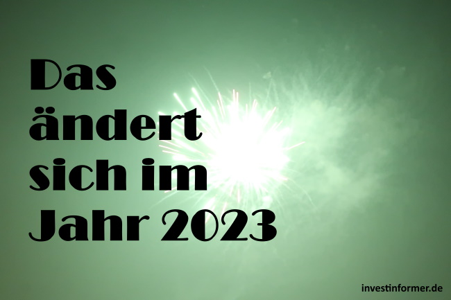 Neuerungen für 2023