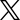 X (früher twitter) Logo